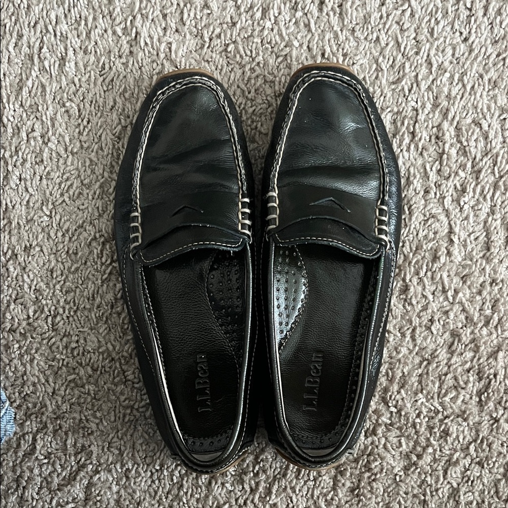 L.L. Bean Black Women's Moccasins